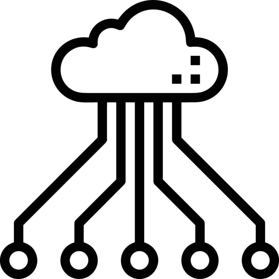 Storage data icon symbol image for database illustration vector