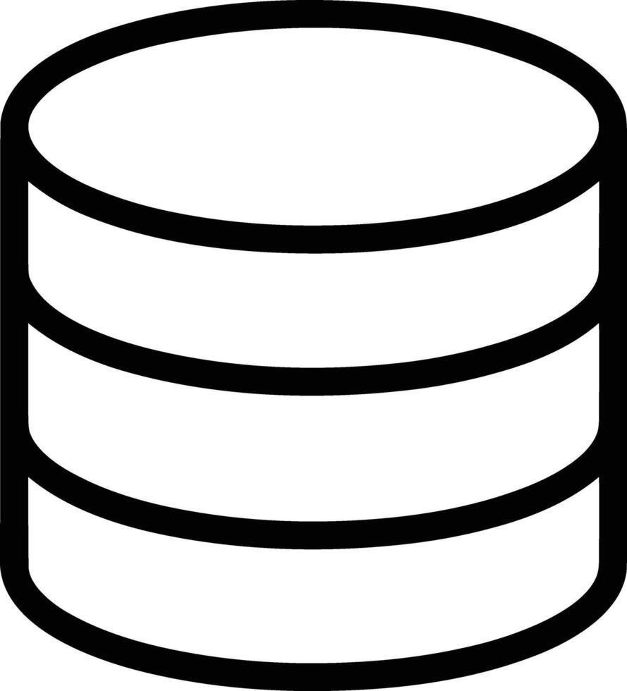 Storage data icon symbol image for database illustration vector