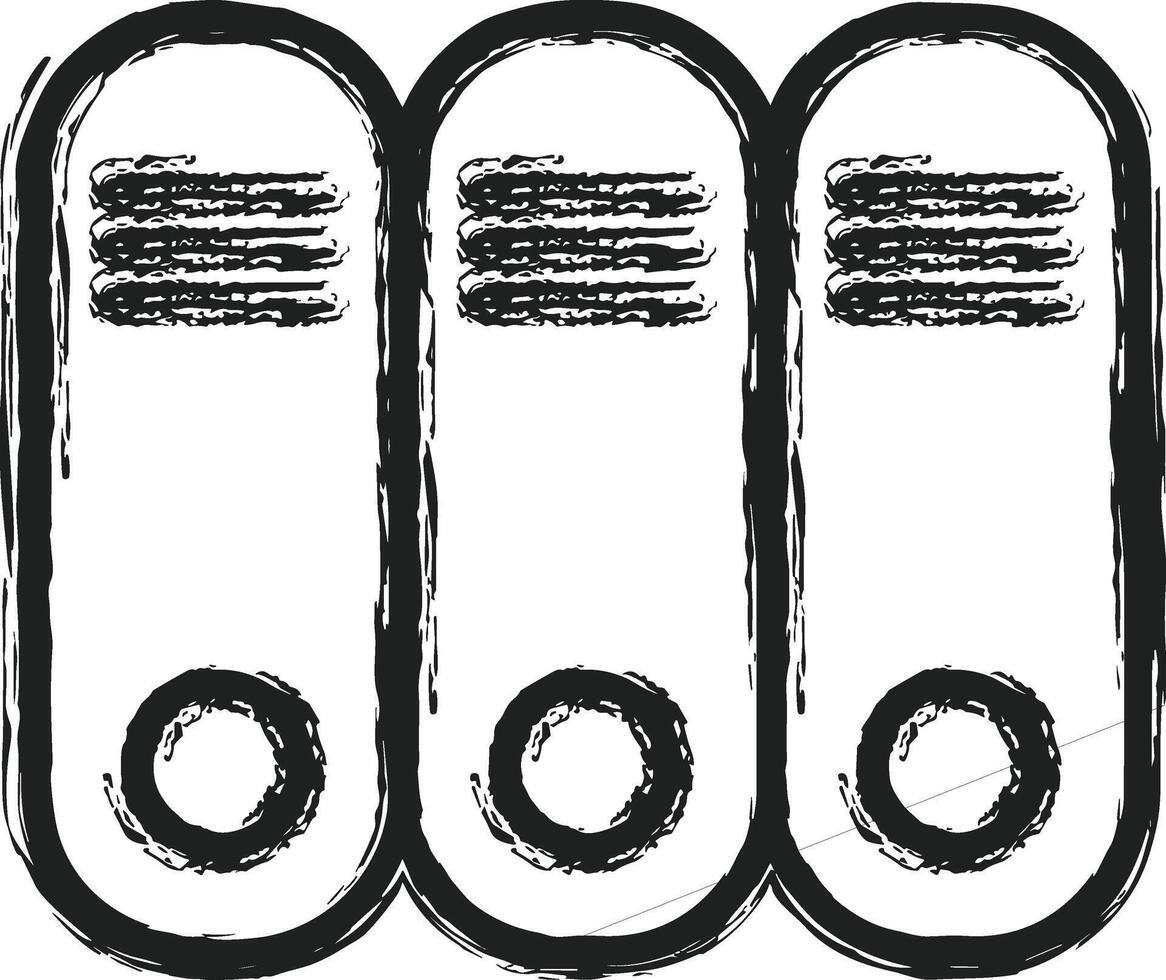 Storage data icon symbol image for database illustration vector
