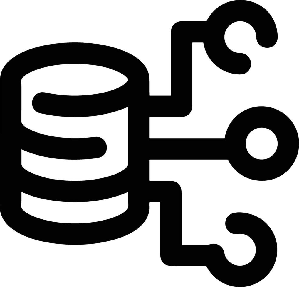 Storage data icon symbol image for database illustration vector