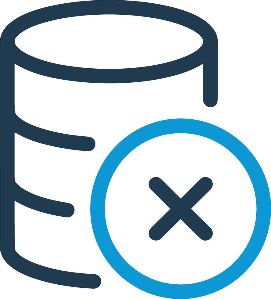 Storage data icon symbol image for database illustration vector