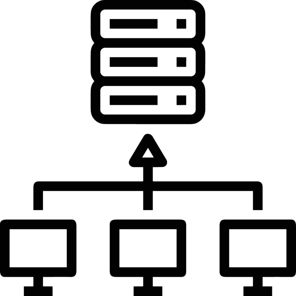 Storage data icon symbol image for database illustration vector
