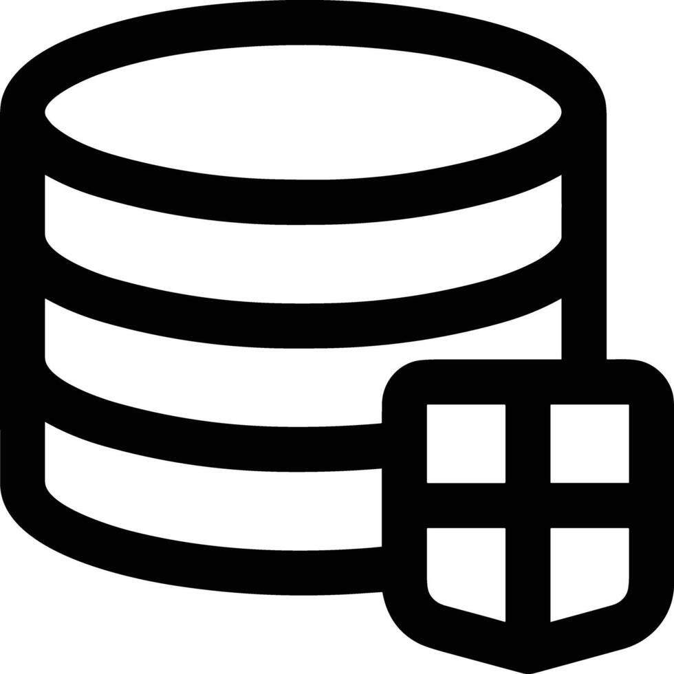 Storage data icon symbol image for database illustration vector