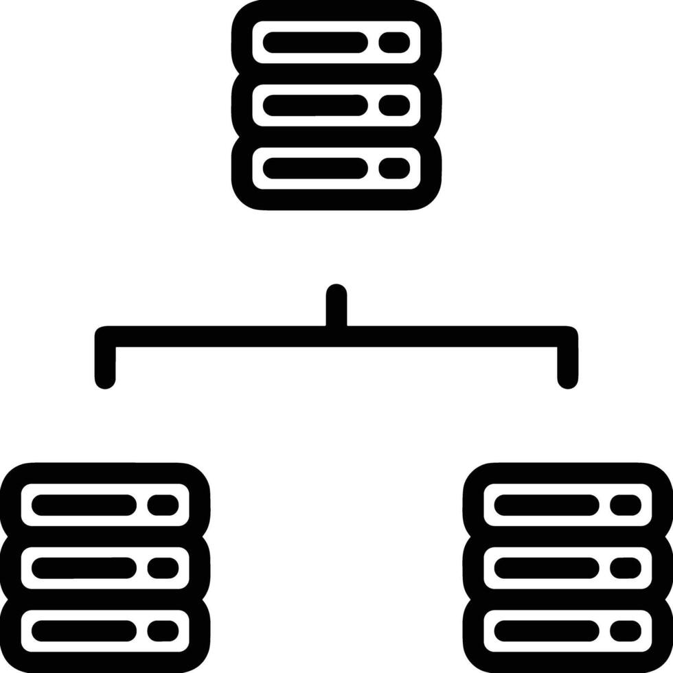 Storage data icon symbol image for database illustration vector
