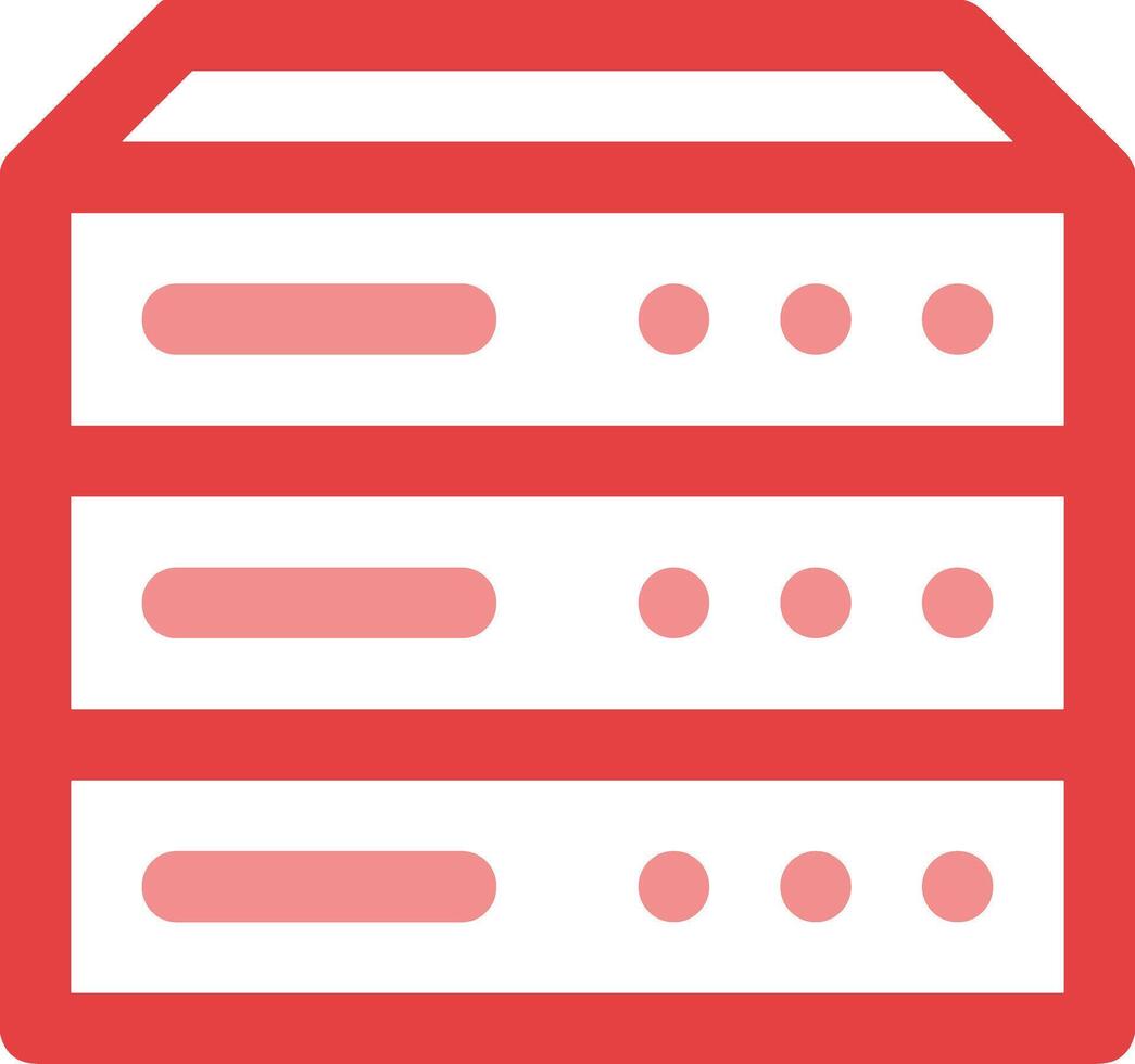 Storage data icon symbol image for database illustration vector