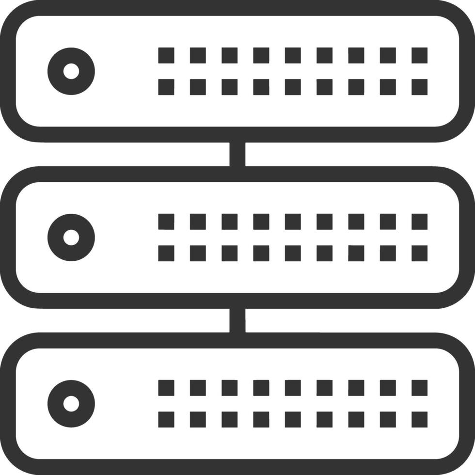 Storage data icon symbol image for database illustration vector