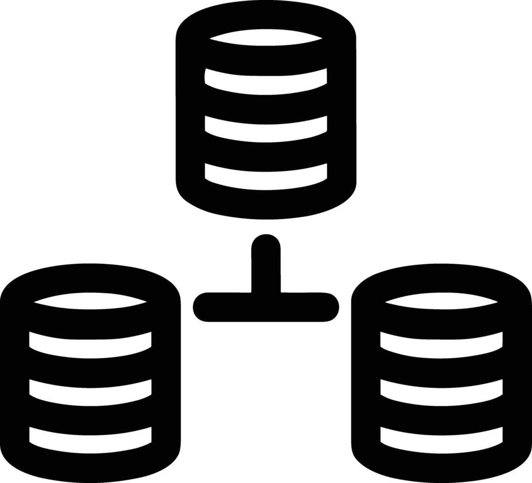 Storage data icon symbol image for database illustration vector