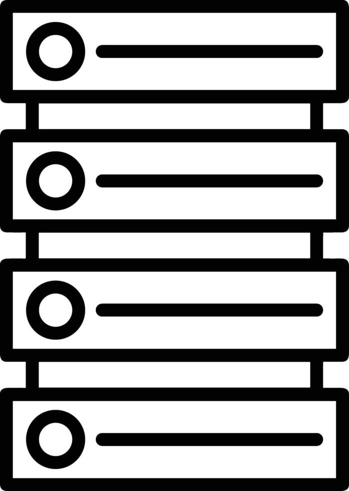 Storage data icon symbol image for database illustration vector