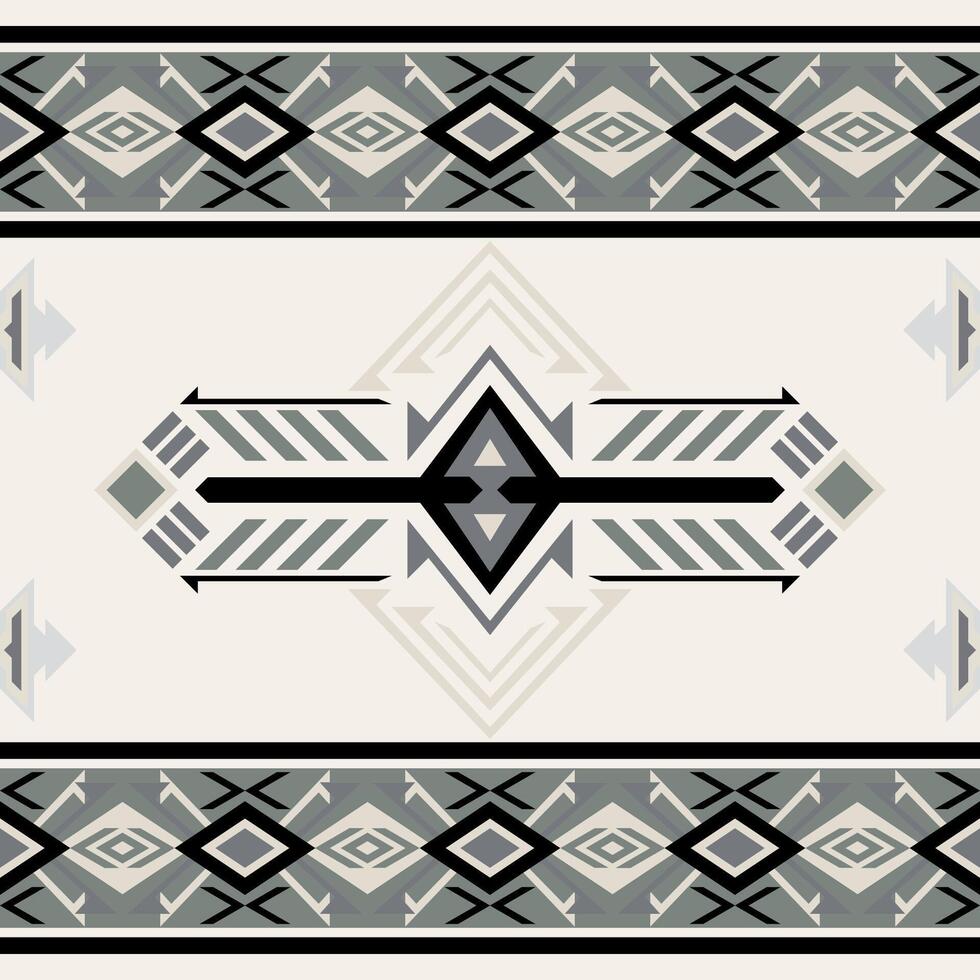 Aztec, Navajo geometric seamless pattern. Native American Southwest print. Ethnic design wallpaper, fabric, cover, textile, rug, blanket. vector