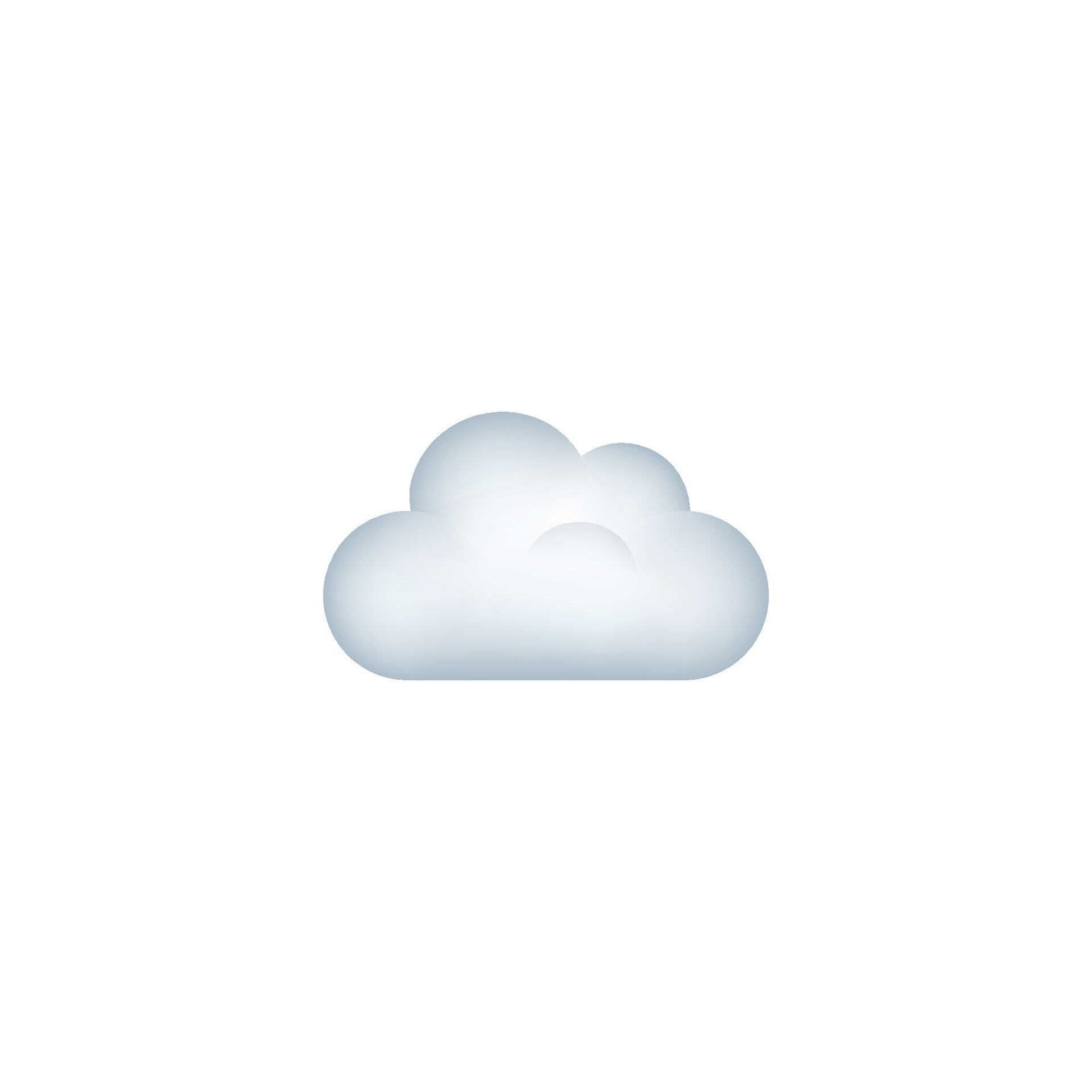 Cloud. Minimalistic white icon 44240821 Vector Art at Vecteezy