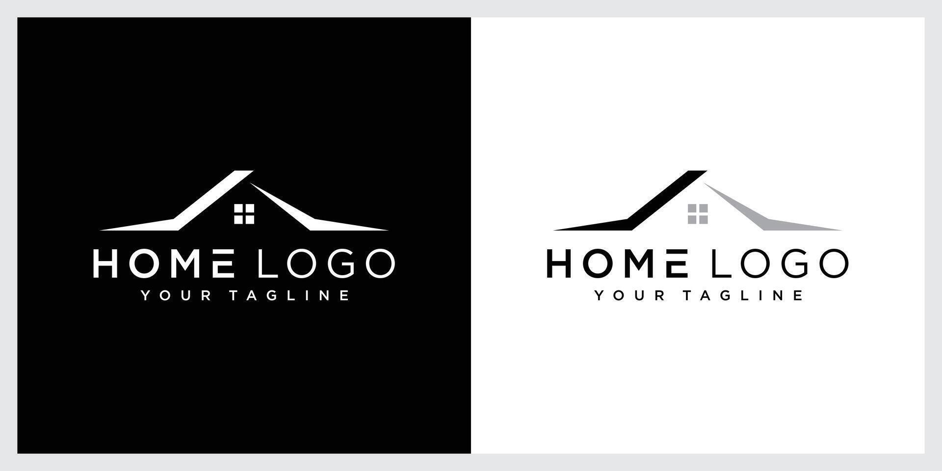 Home logo template for real estate company vector