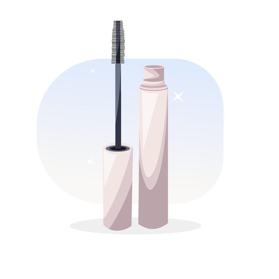 A mascara make up vector