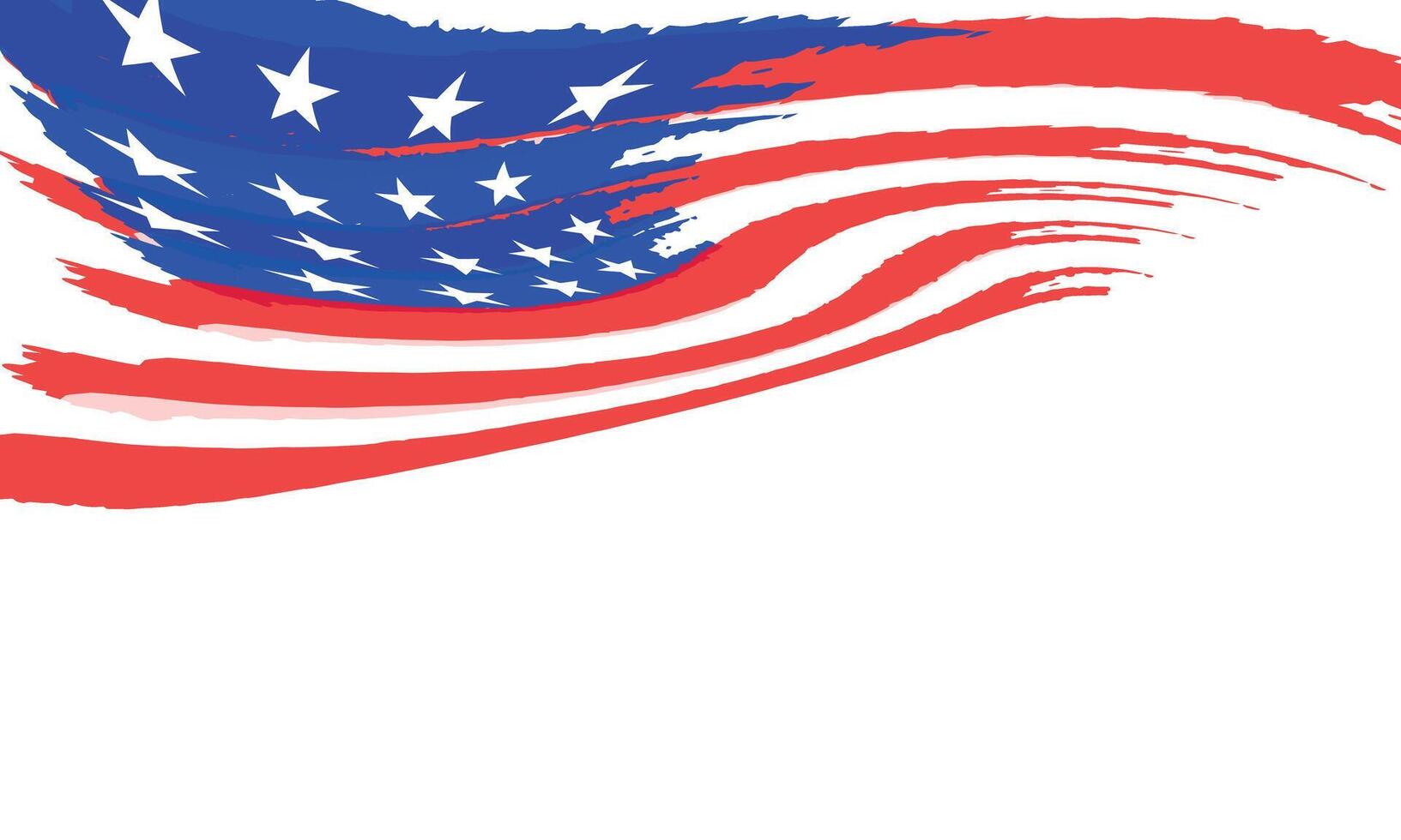 background, banner, poster, templates for stories and posts in social networks, lettering, advertising materials with the image of the American flag vector