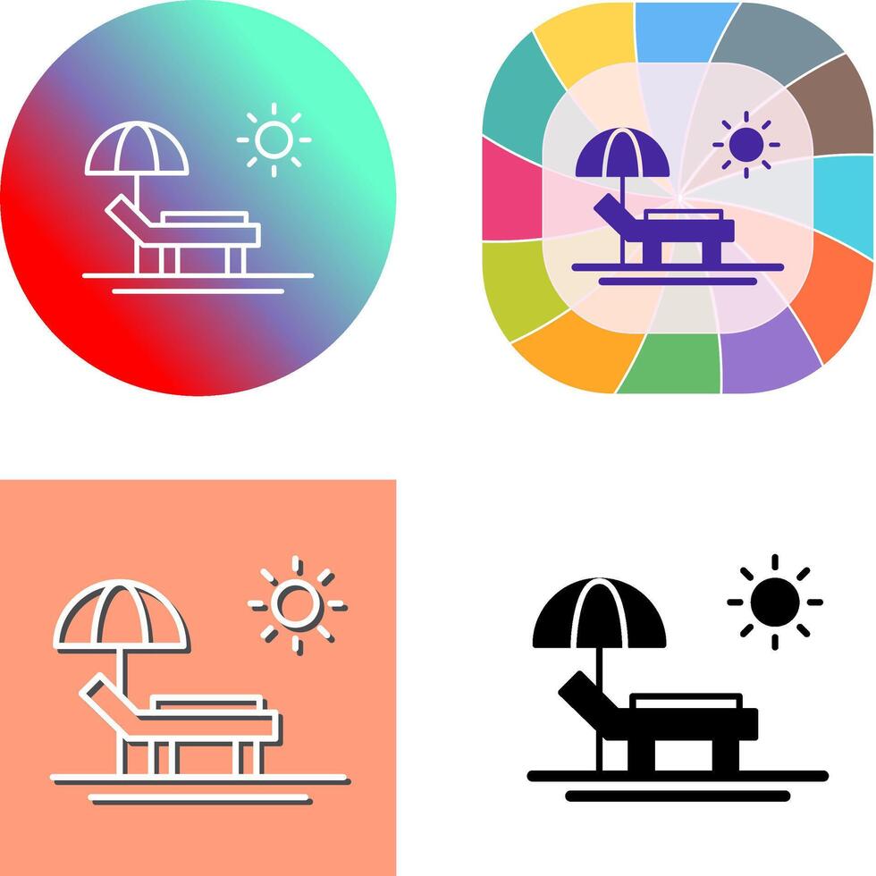Hammock Icon Design vector