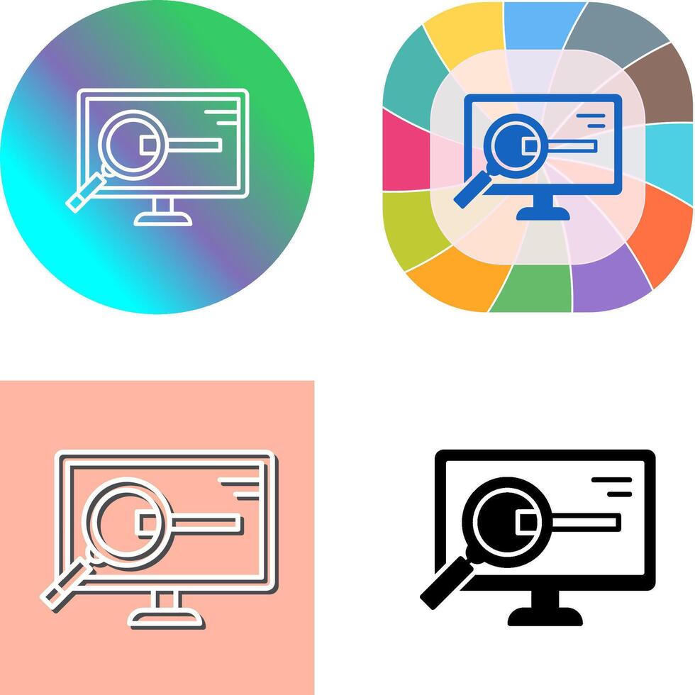 Search Icon Design vector
