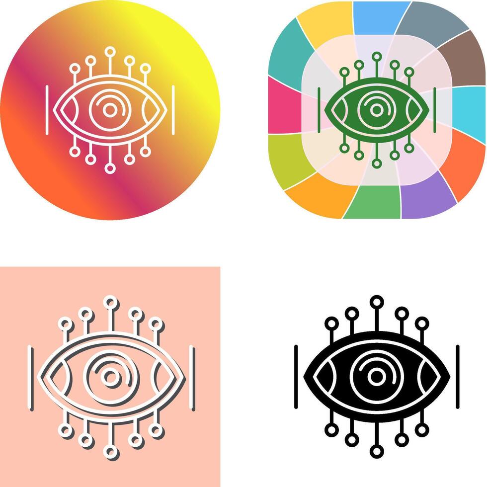 Spyware Icon Design vector