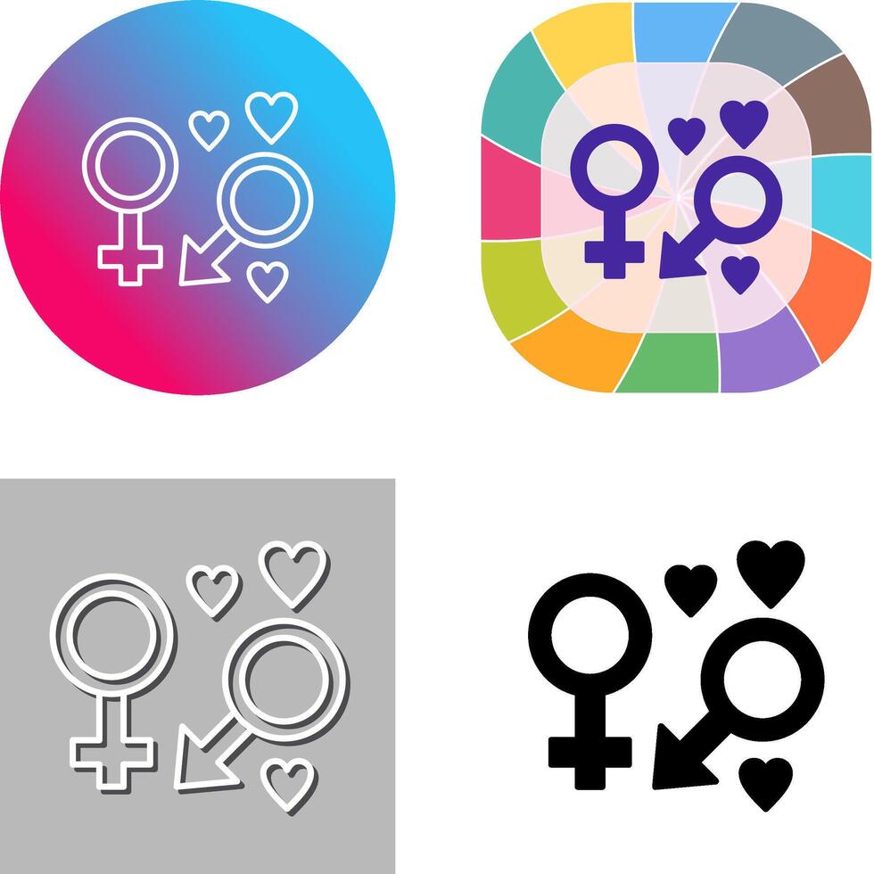 Genders Icon Design vector