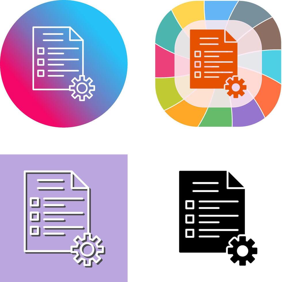 Test Icon Design vector