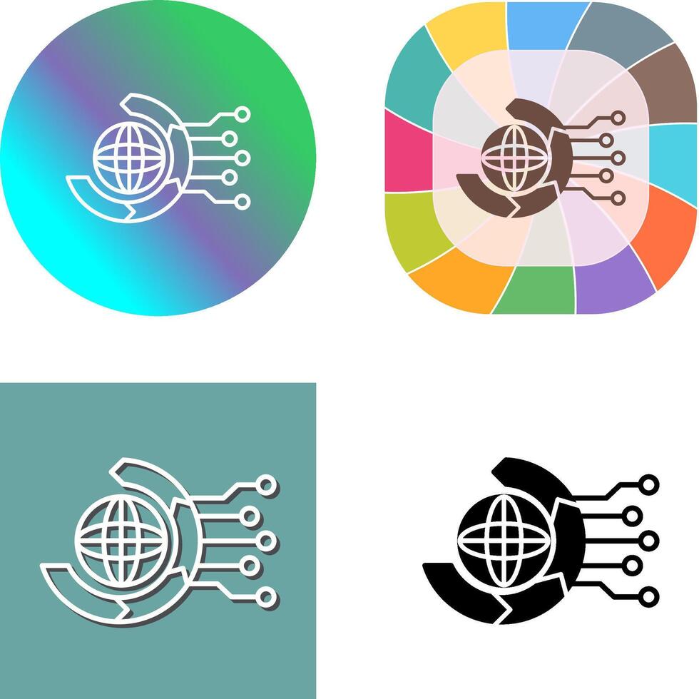 Internet Icon Design vector