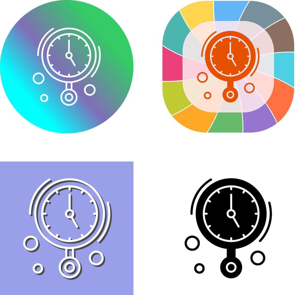 diseño de icono de reloj de pared vector