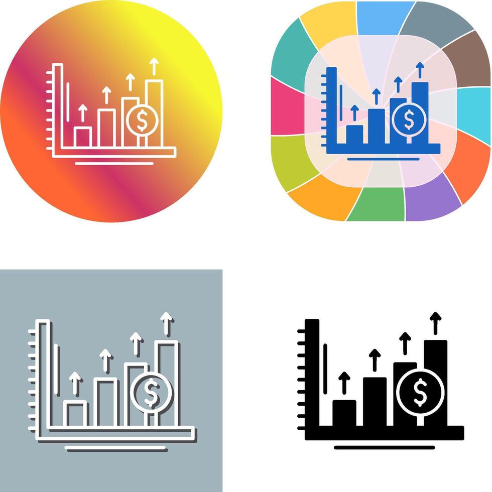 Profit Icon Design vector