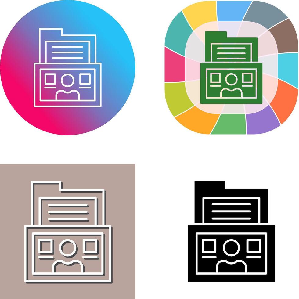 Folder Icon Design 44241310 Vector Art at Vecteezy