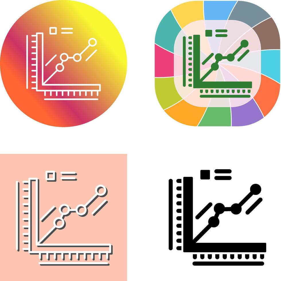 Graph Icon Design vector