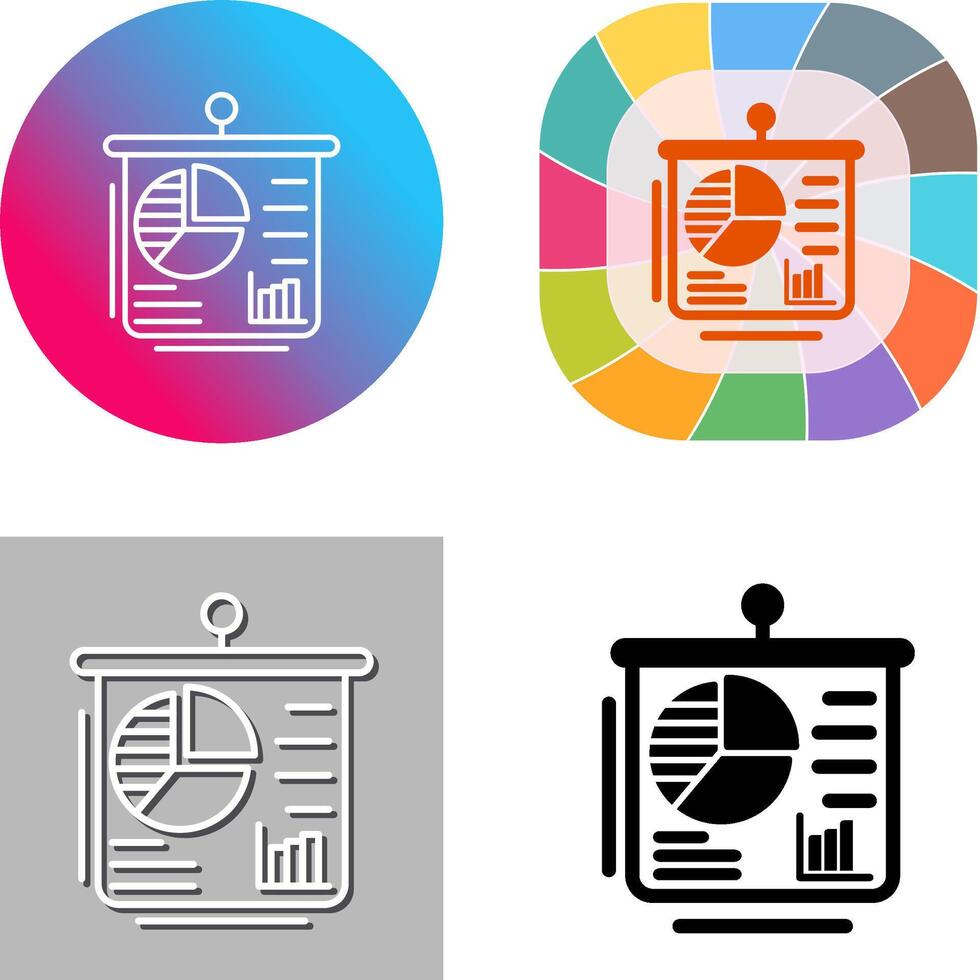 Presentation Icon Design vector