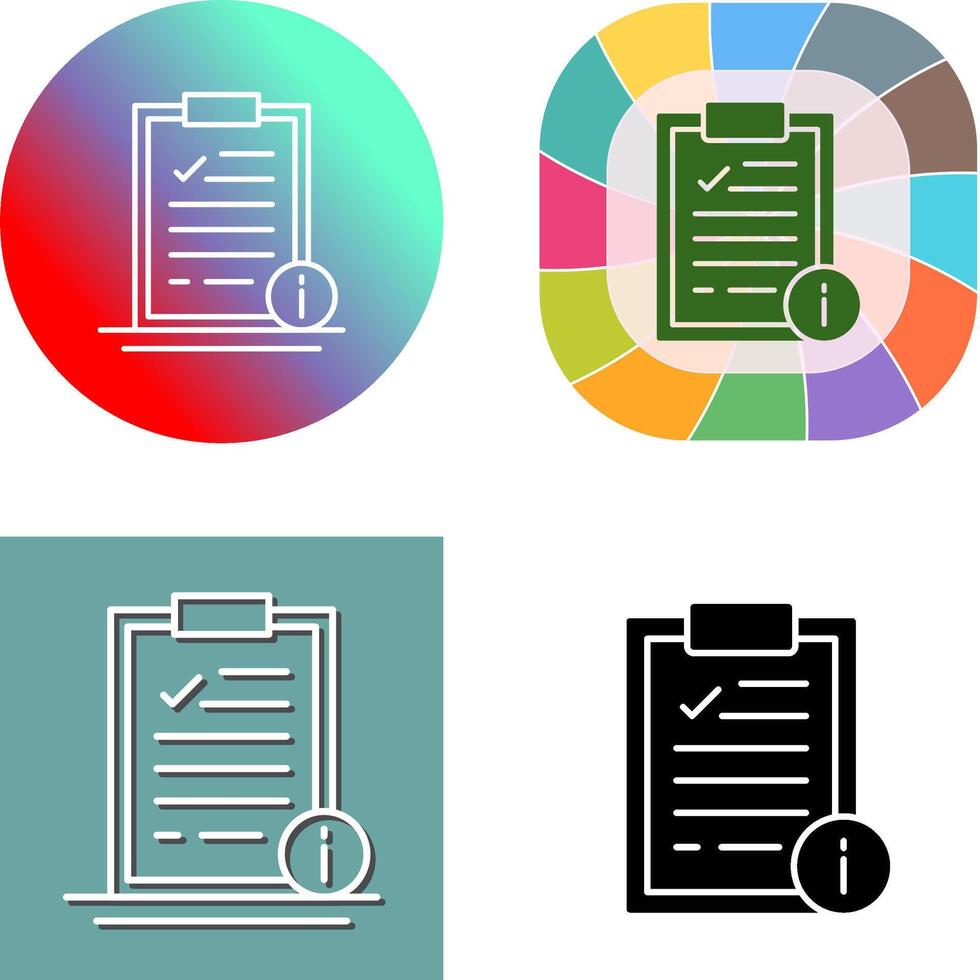 Info Icon Design vector