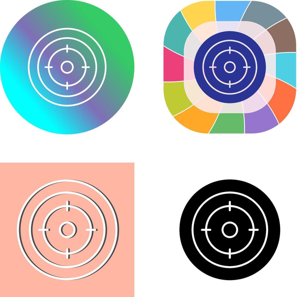 Target Icon Design vector