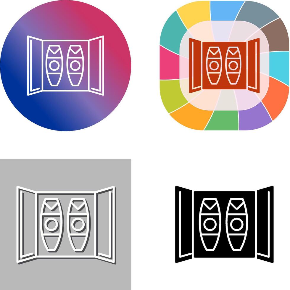 Cigar Box Icon Design vector