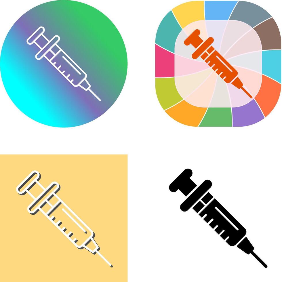 Injection Icon Design vector