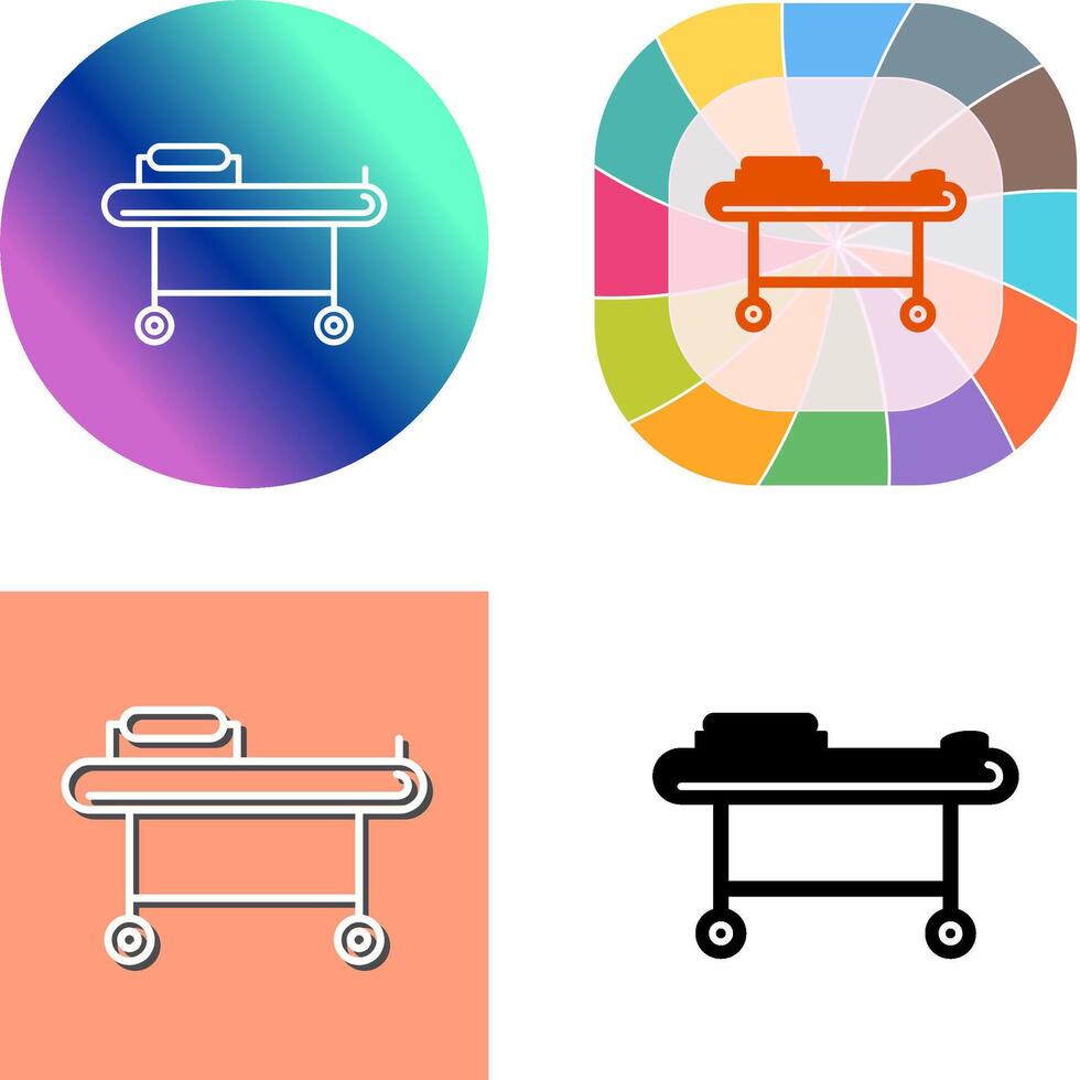 Stretcher Icon Design vector