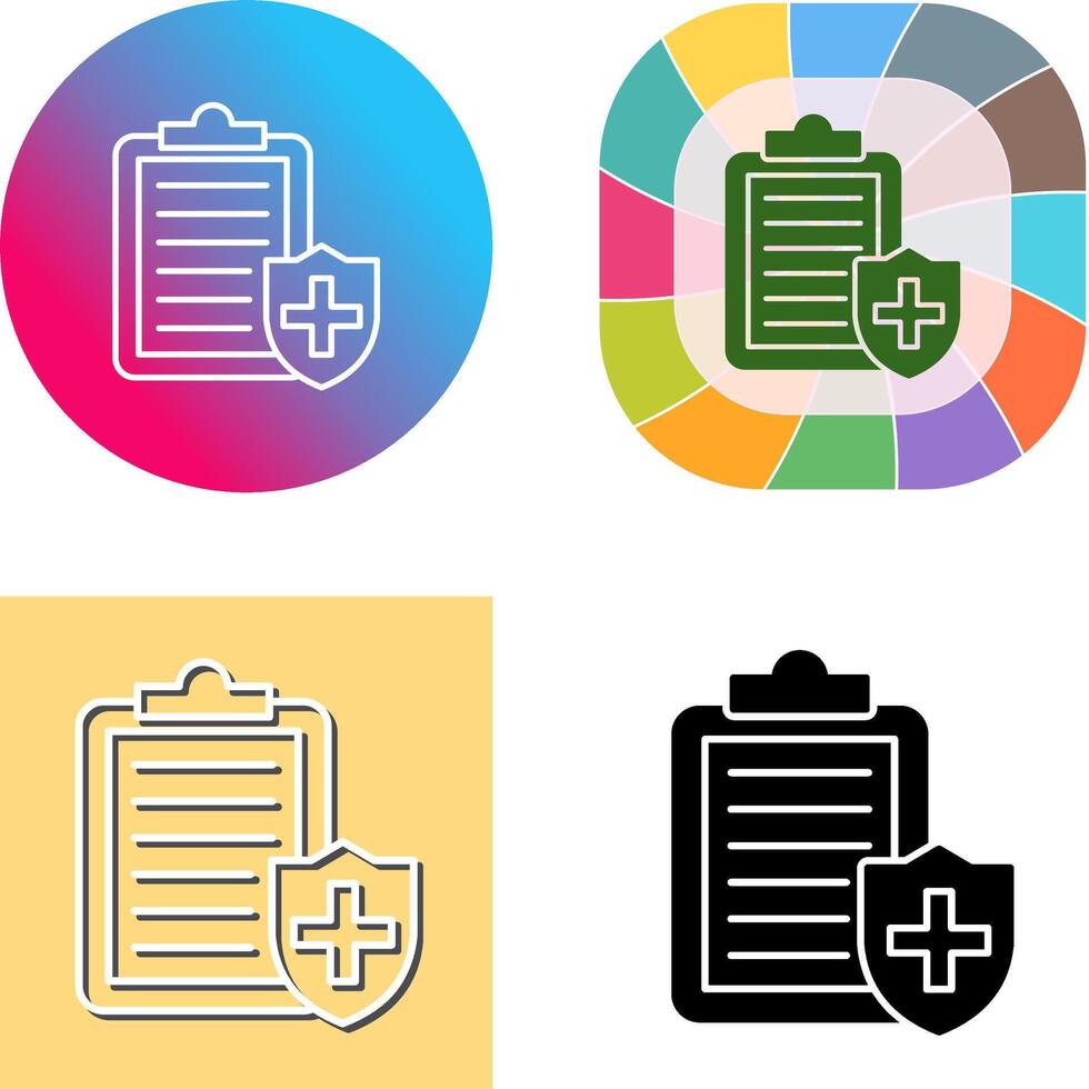 Medical Protection Icon Design vector