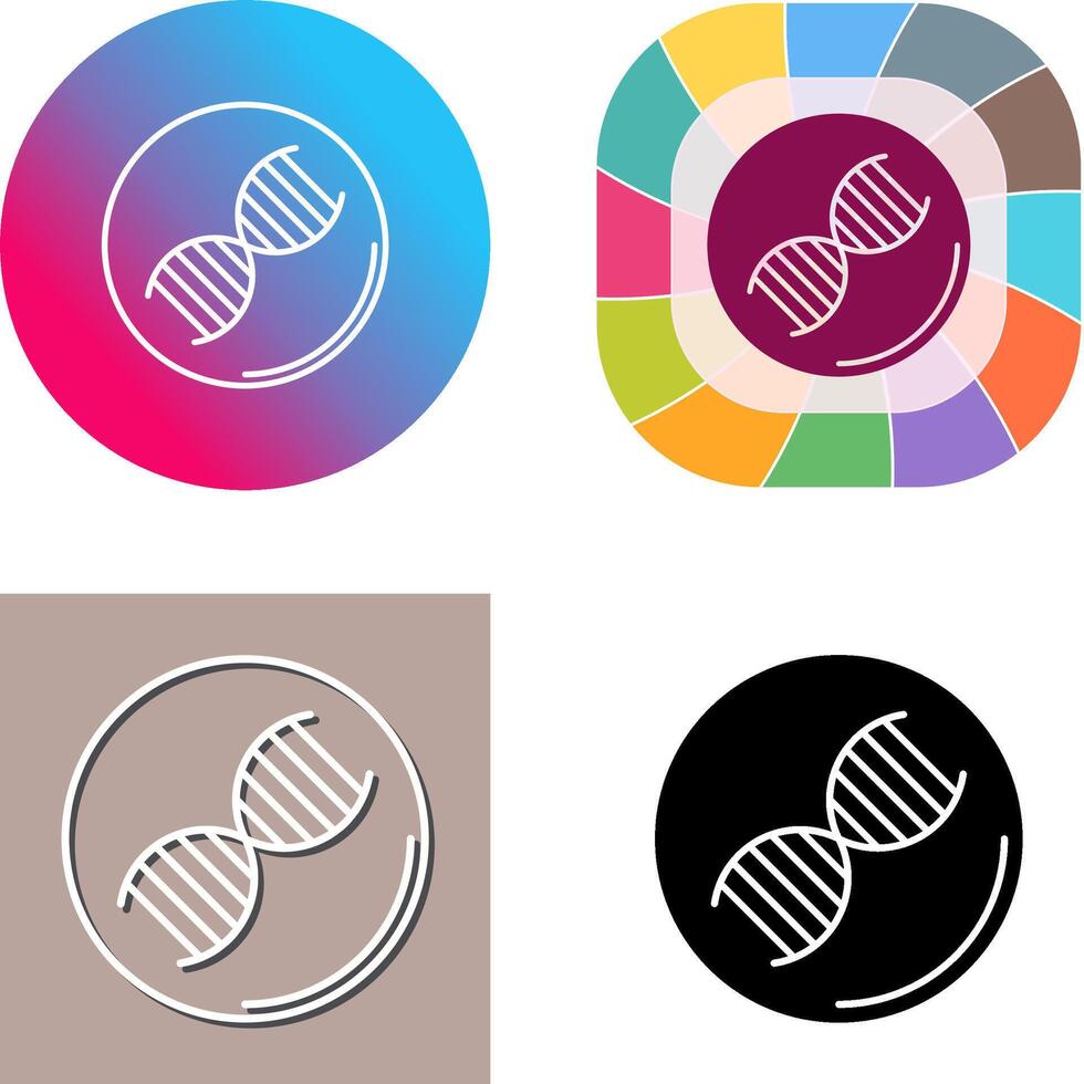 Dna Icon Design vector
