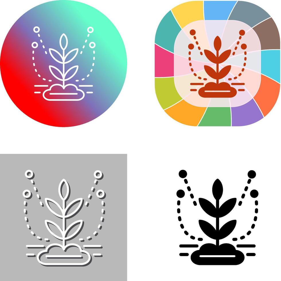 Irrigation System Icon Design vector