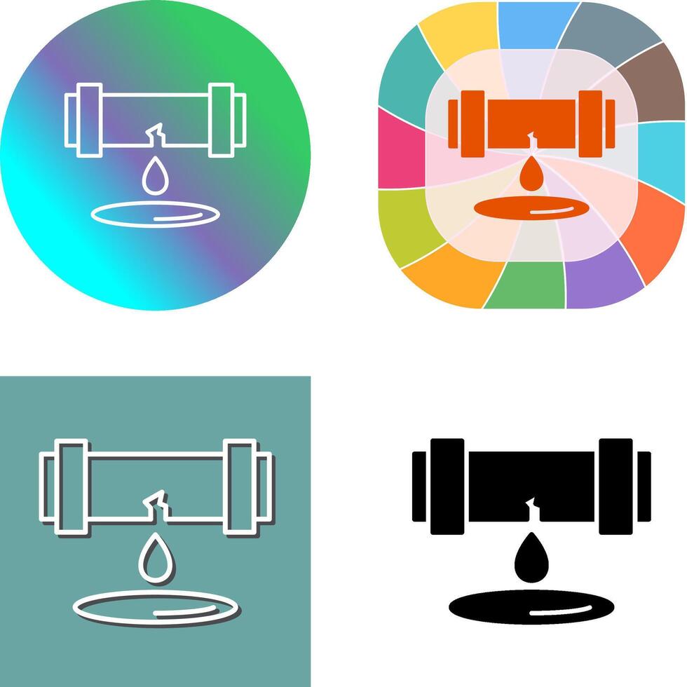 Leak Icon Design vector