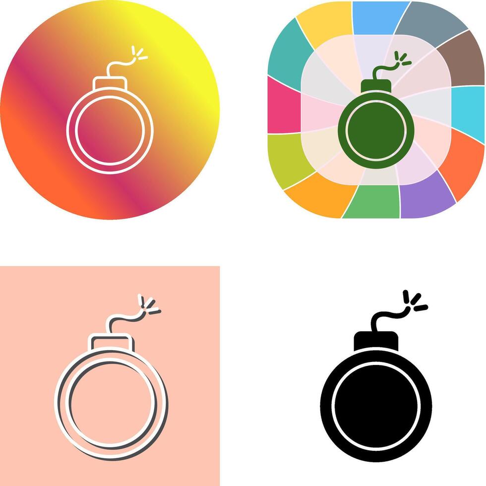 Bomb Icon Design vector