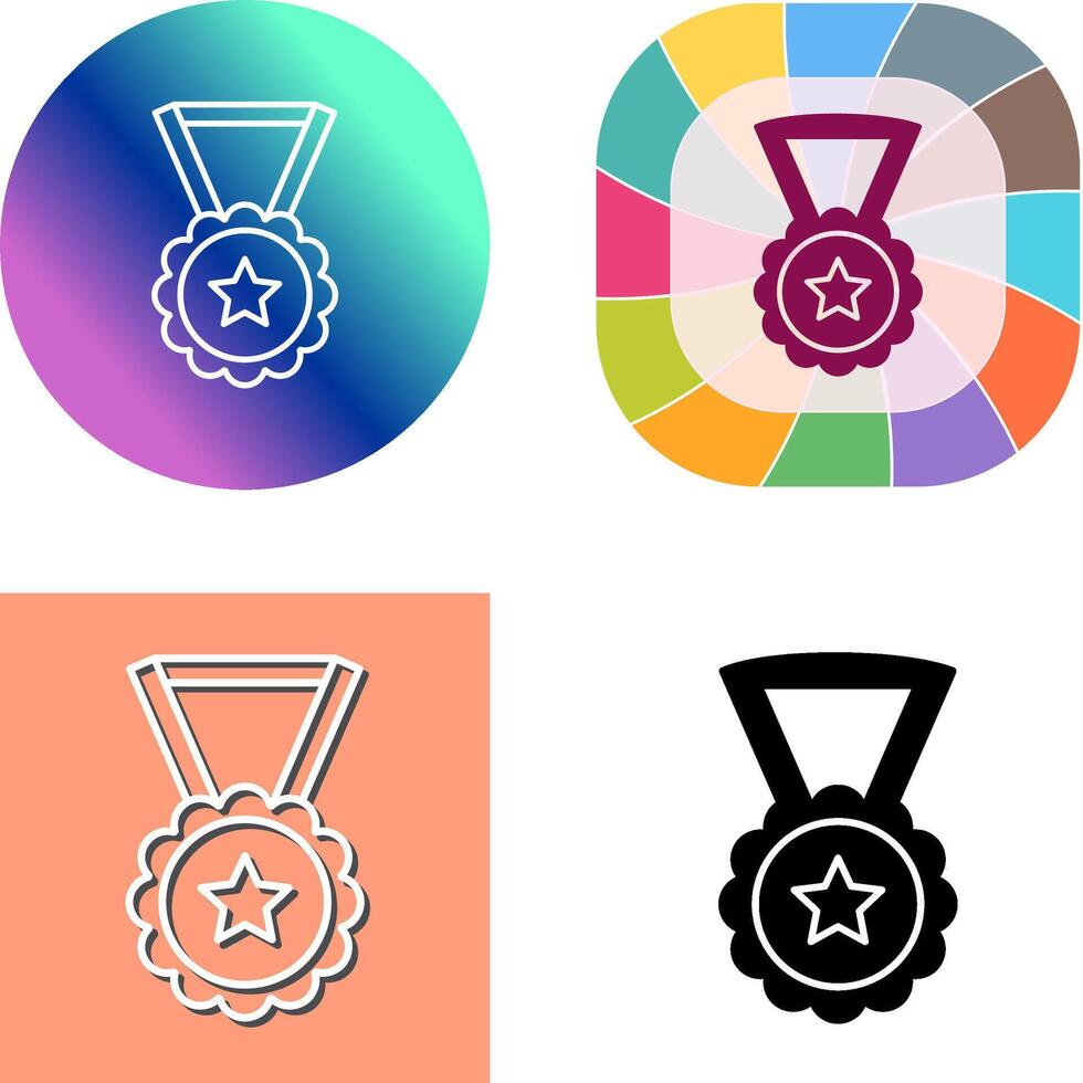 Medal Icon Design vector