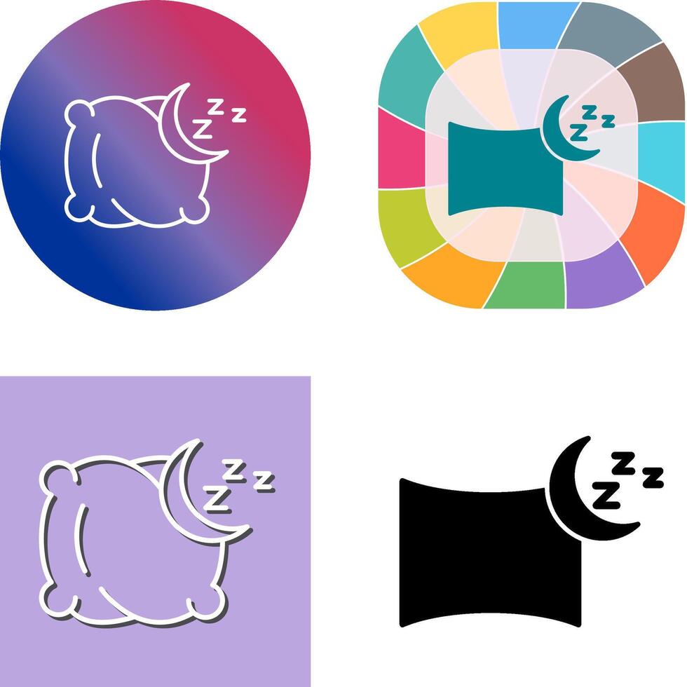Pillow Icon Design vector
