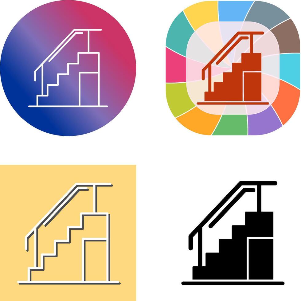 Stairs Icon Design vector