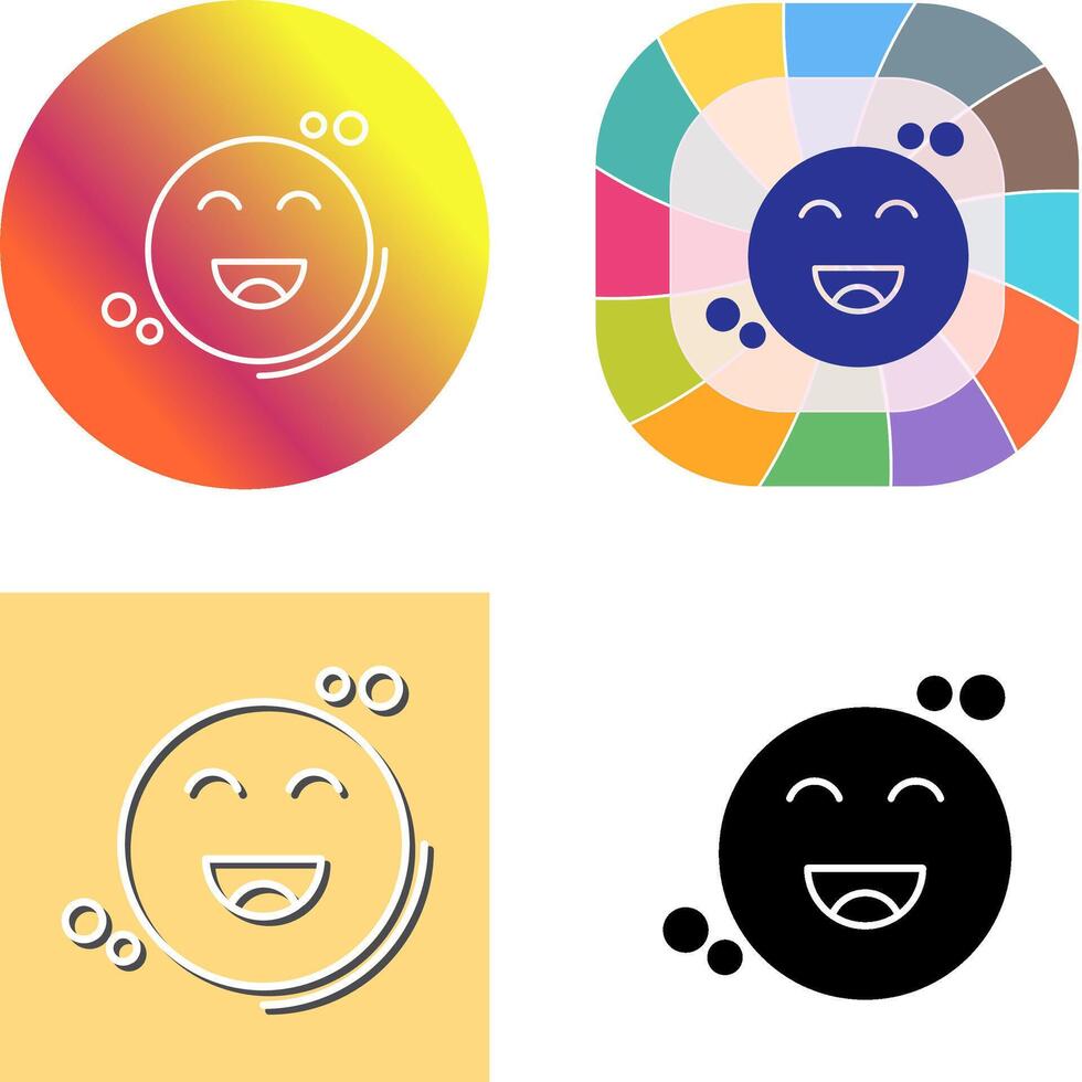 Happiness Icon Design vector