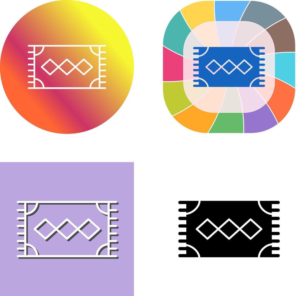 Rug Icon Design vector