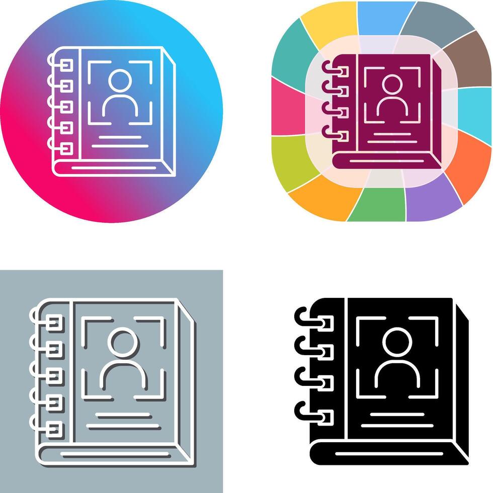 Directory Icon Design vector