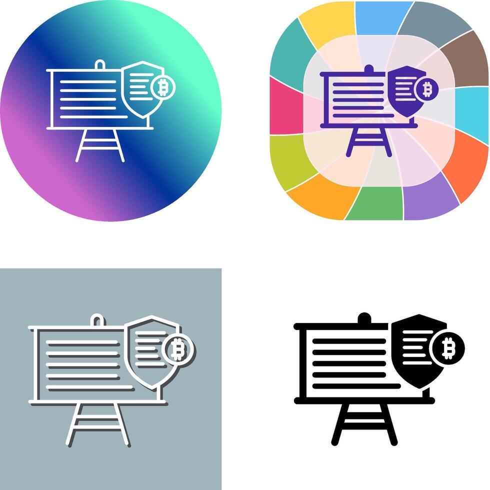 Presentation Icon Design vector
