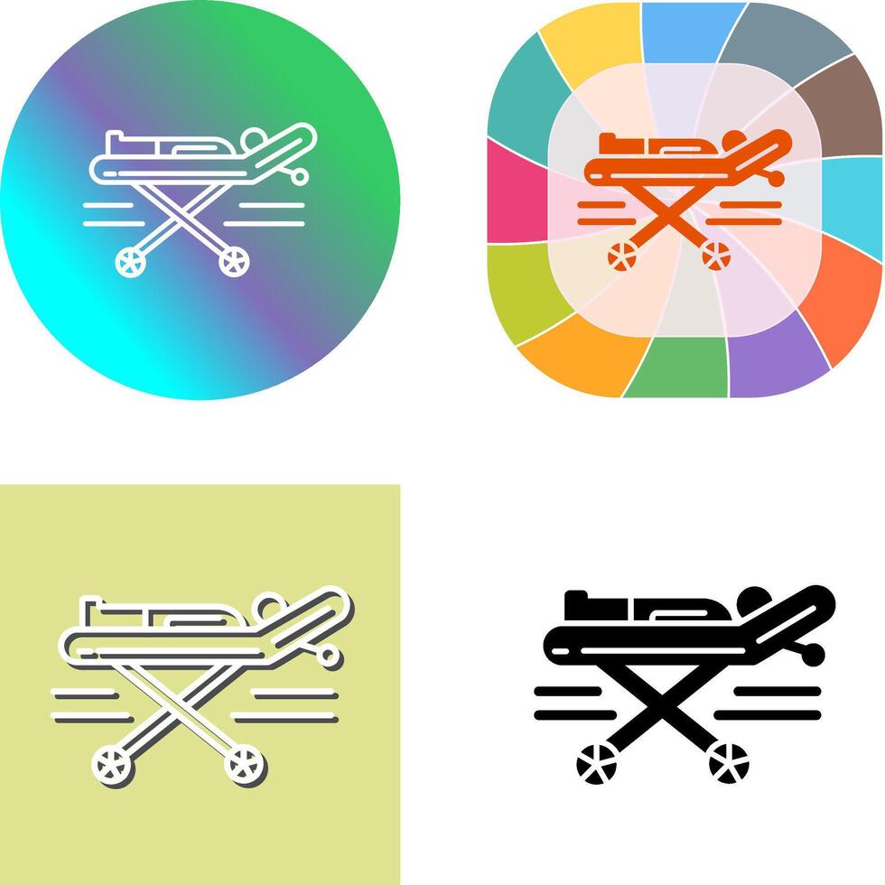 Stretcher Icon Design vector