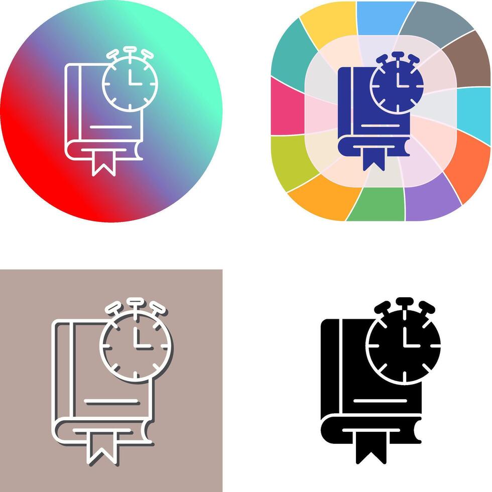 Timer Icon Design vector