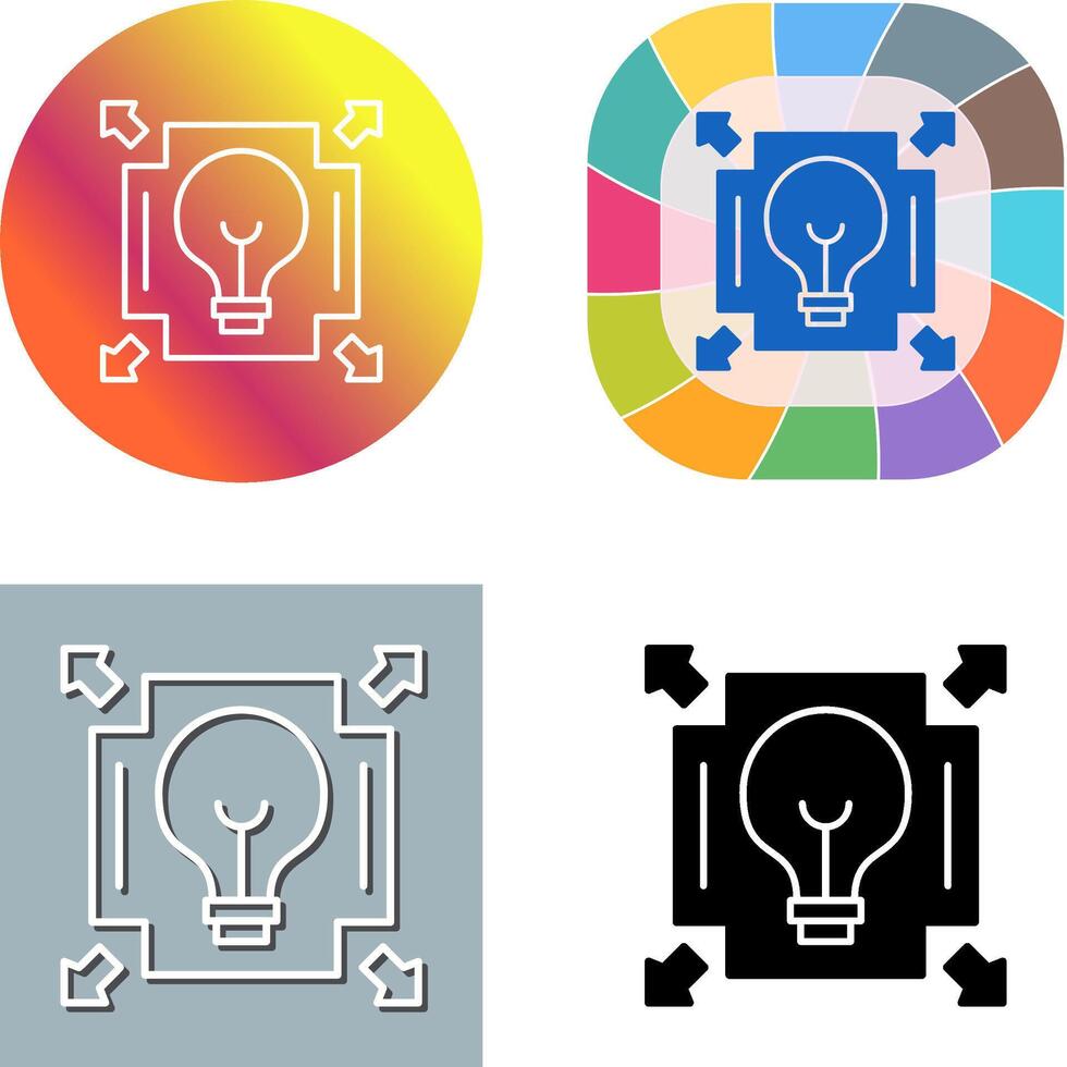 Diffusion Icon Design vector