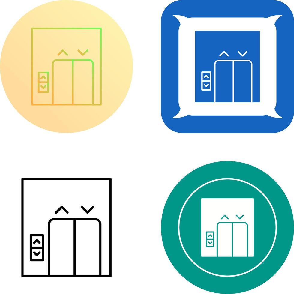 Elevator Icon Design vector