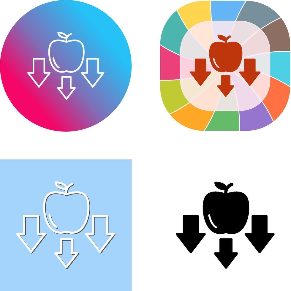 Gravity Icon Design vector